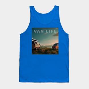 Van Life Camper RV Outdoors in Nature Tank Top